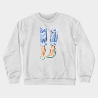 Mint Heels Crewneck Sweatshirt